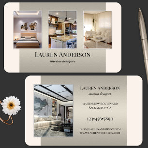 Portfolio Interior Designer Business Card