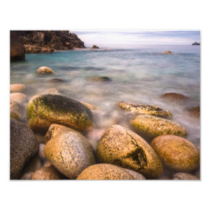 Porth Nanven is a rocky cove near Land's End Photo Print