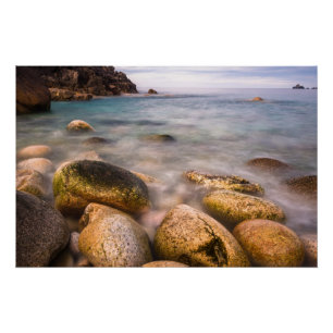 Porth Nanven is a rocky cove near Land's End Poster