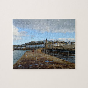 Porthleven Cornwall England in Winter Jigsaw Puzzle