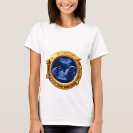 Porthole unltrasound pregnancy Halloween Costume T-Shirt