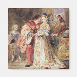 Portia and Bassanio, c.1826 (w/c, brown ink, bodyc Magnet