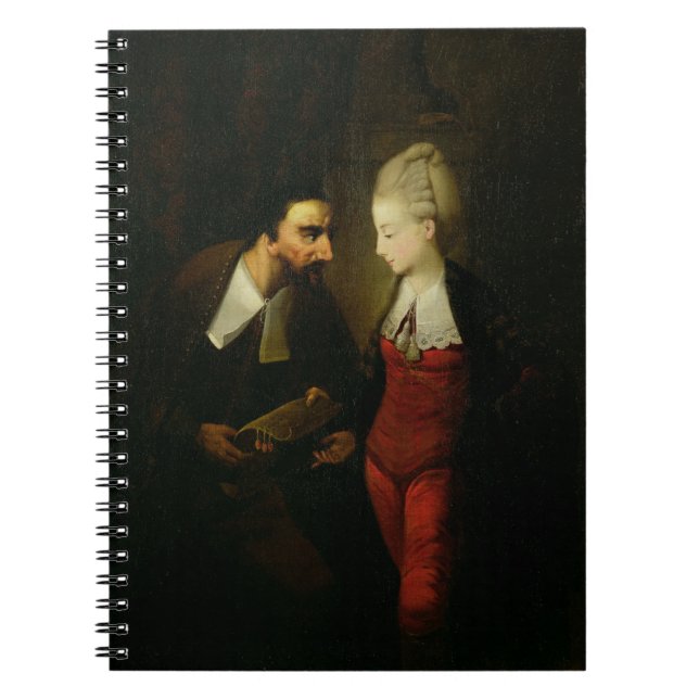 Portia and Shylock from 'The Merchant of Venice' A Notebook (Front)