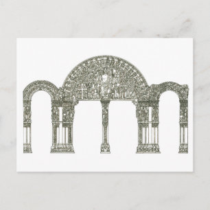 Portico de la Gloria. Santiago de Compostela Postcard