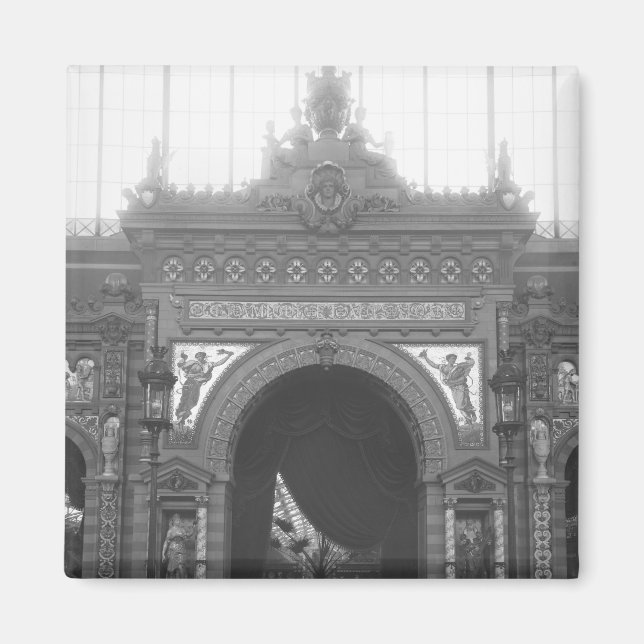 Portico of Ceramics Magnet (Front)