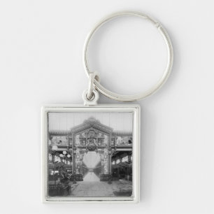 Portico of fabric at the Universal Exhibition Key Ring