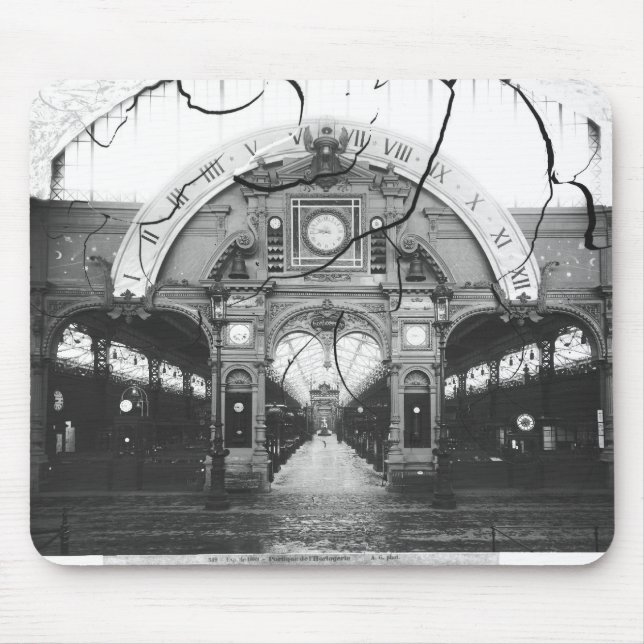 Portico of the Horology Pavilion Mouse Pad (Front)