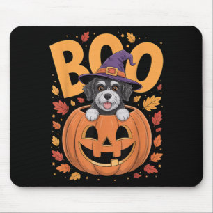 Portie Costume On Pumpkin Halloween Portuguese Mouse Pad