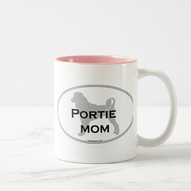 Portie Mum Two-Tone Coffee Mug (Right)