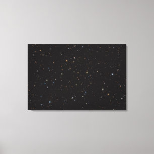 Portion Of Sky With Over 45,000 Galaxies Visible. Canvas Print