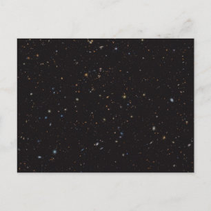 Portion Of Sky With Over 45,000 Galaxies Visible. Postcard