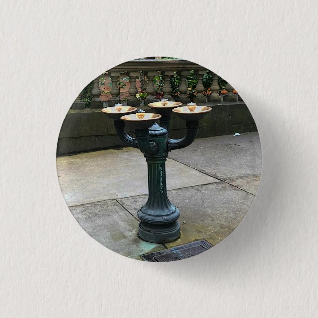 Portland Benson Bubblers #1 Button (Front)