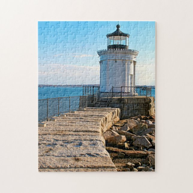 Portland Breakwater Lighthouse, Maine Puzzle (Vertical)