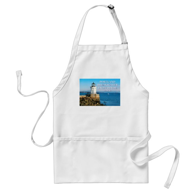 Portland Breakwater Lighthouse, Maine Standard Apron (Front)