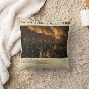 Portland Burns—Then Rebuilds July 4–5, 1866 Cushion