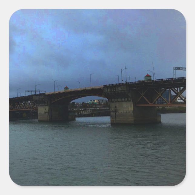 Portland Burnside Bridge #1 Sticker (Front)