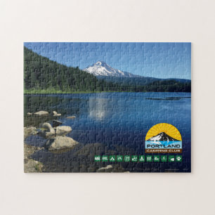 Portland Camping Club Trillium Lake OR Jigsaw Puzzle