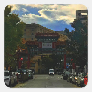 Portland Chinatown Gate #2 Sticker