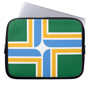 Portland City Flag Laptop Sleeve