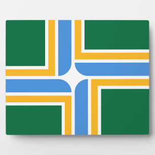Portland City Flag Plaque