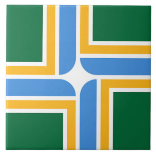Portland City Flag Tile