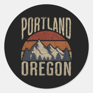 Portland Classic Round Sticker