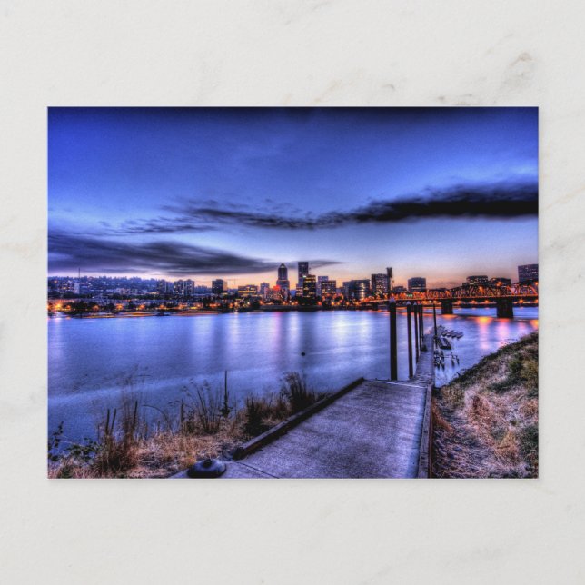 Portland Dusk Postcard (Front)