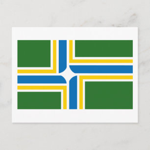 Portland Flag Postcard