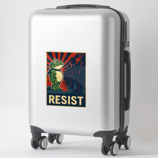 Portland Frog Protest (Suitcase)
