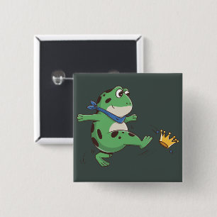 Portland Frog Protest Anti ICE  15 Cm Square Badge