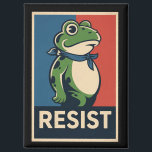 Portland Frog Protest Anti Ice Resistance I Stand  Magnet<br><div class="desc">Portland Frog Protest Anti Ice Resistance I Stand With Frog</div>