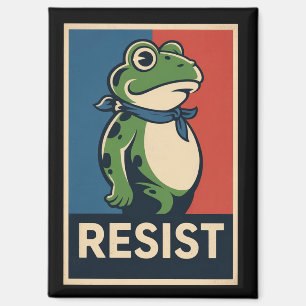 Portland Frog Protest Anti Ice Resistance I Stand  Magnet