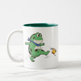 Portland Frog Protest Anti ICE Two-Tone Coffee Mug