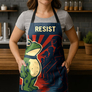 Portland Frog Protest Apron