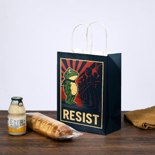 Portland Frog Protest Medium Gift Bag