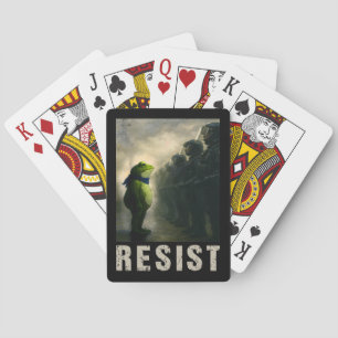Portland Frog Protest Playing Cards