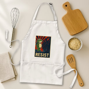 Portland Frog Protest Standard Apron