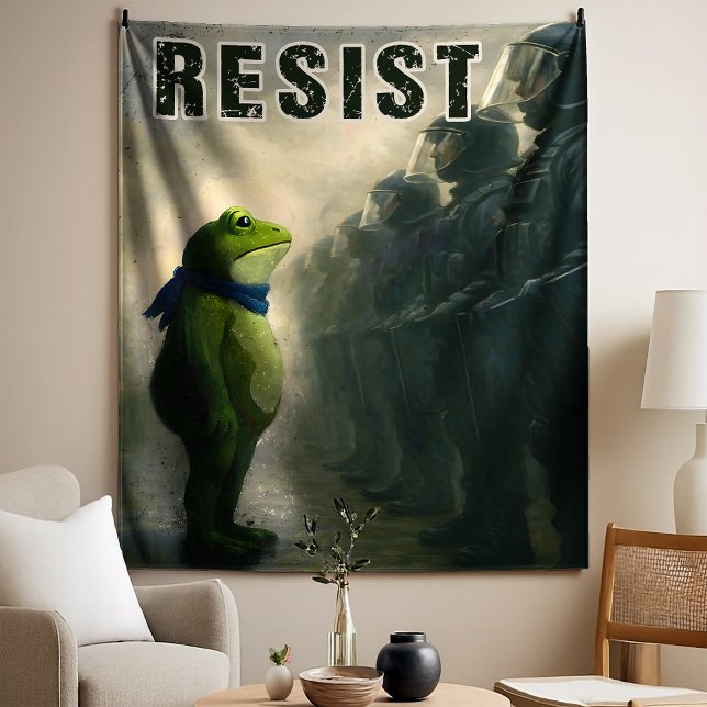 Portland Frog Protest Tapestry (Creator Uploaded)