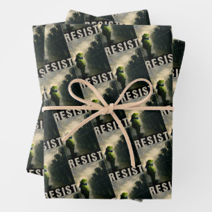 Portland Frog Protest Wrapping Paper Sheet
