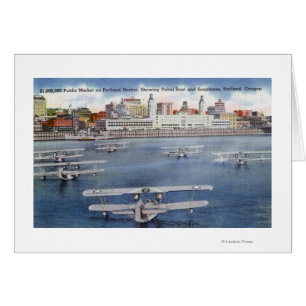 Portland Harbour View of the Public Market