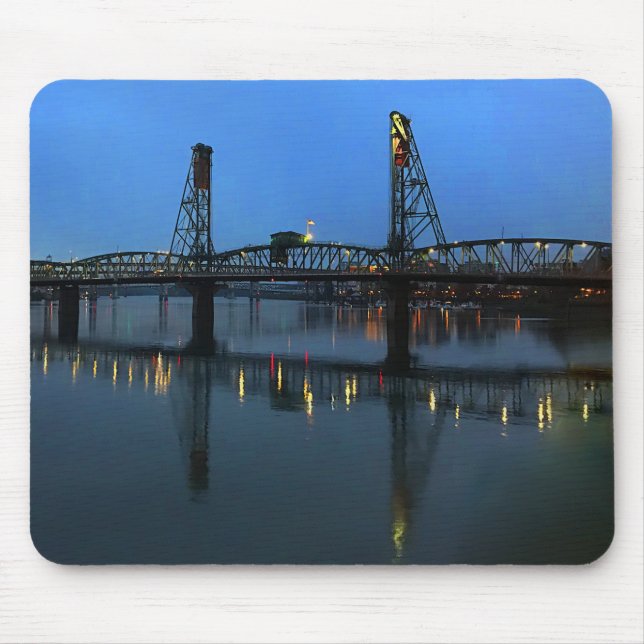 Portland Hawthorne Bridge #2 Mouse Pad (Front)
