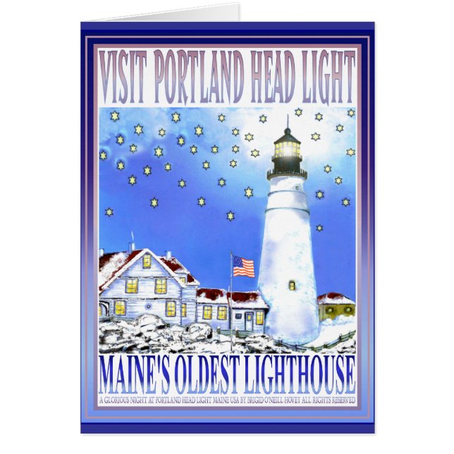 Portland Head Light  #2   by Brigid O'Neill Hovey (Front)