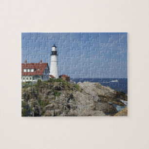Portland Head Light, Cape Elizabeth,Maine, Jigsaw Puzzle