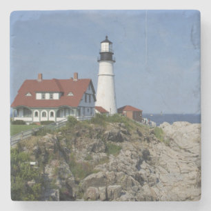 Portland Head Light, Cape Elizabeth,Maine, Stone Coaster