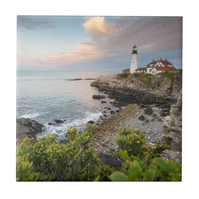 Portland Head Light | Cape Elizabeth, ME Ceramic Tile (Front)