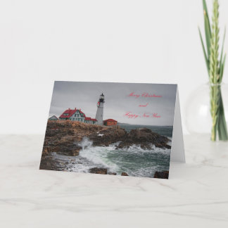 Portland Head Light @ Christmas Card