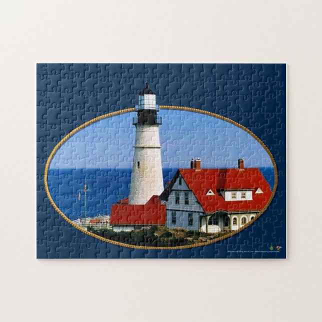 Portland Head Light Jigsaw Puzzle (Horizontal)