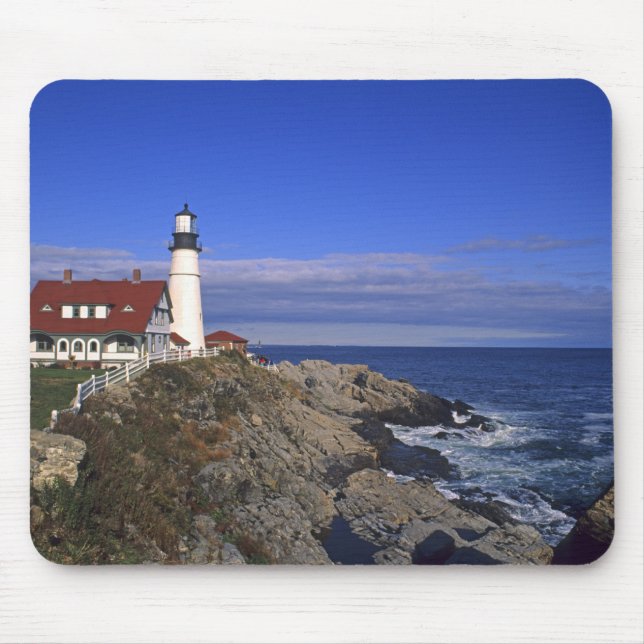 Portland Head Light Lighthouse Maine Mouse Pad (Front)