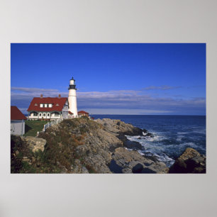 Portland Head Light Lighthouse Maine Poster