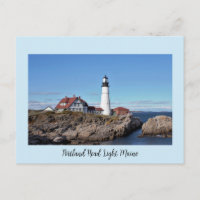 Portland Head Light Lighthouse Postcard